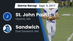 Recap: St. John Paul II  vs. Sandwich  2017