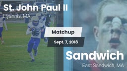 Matchup: St. John Paul II vs. Sandwich  2018