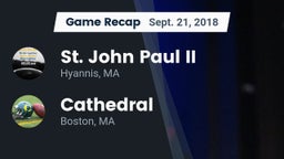 Recap: St. John Paul II  vs. Cathedral  2018