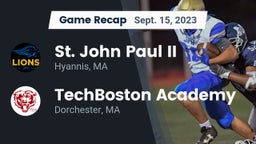 Recap: St. John Paul II  vs. TechBoston Academy 2023