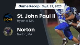 Recap: St. John Paul II  vs. Norton  2023