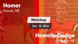 Matchup: Homer  vs. Howells-Dodge  2016