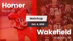 Matchup: Homer  vs. Wakefield  2019