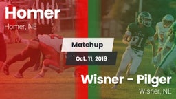 Matchup: Homer  vs. Wisner - Pilger  2019