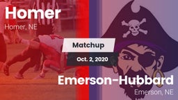 Matchup: Homer  vs. Emerson-Hubbard  2020