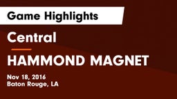 Central  vs HAMMOND MAGNET  Game Highlights - Nov 18, 2016