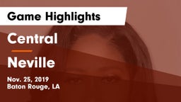 Central  vs Neville  Game Highlights - Nov. 25, 2019