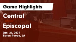Central  vs Episcopal  Game Highlights - Jan. 21, 2021