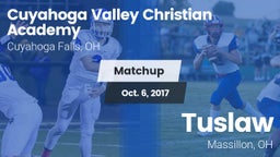 Matchup: Cuyahoga Valley vs. Tuslaw  2017
