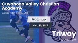 Matchup: Cuyahoga Valley vs. Triway  2017