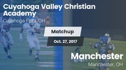 Matchup: Cuyahoga Valley vs. Manchester  2017