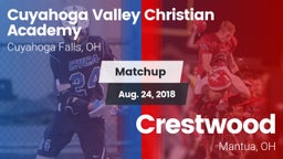 Matchup: Cuyahoga Valley vs. Crestwood  2018