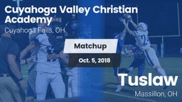 Matchup: Cuyahoga Valley vs. Tuslaw  2018