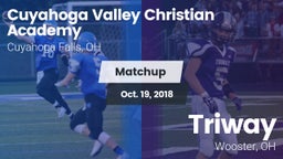 Matchup: Cuyahoga Valley vs. Triway  2018