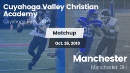 Matchup: Cuyahoga Valley vs. Manchester  2018