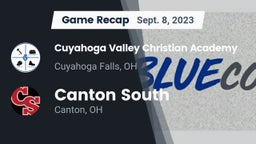 Recap: Cuyahoga Valley Christian Academy  vs. Canton South  2023