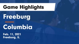 Freeburg  vs Columbia  Game Highlights - Feb. 11, 2021