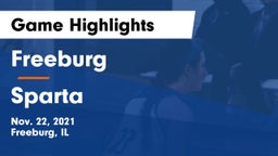 Freeburg  vs Sparta  Game Highlights - Nov. 22, 2021