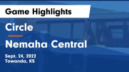 Circle  vs Nemaha Central Game Highlights - Sept. 24, 2022