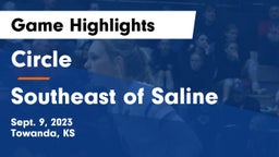 Circle  vs Southeast of Saline  Game Highlights - Sept. 9, 2023