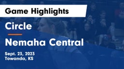 Circle  vs Nemaha Central  Game Highlights - Sept. 23, 2023