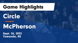 Circle  vs McPherson  Game Highlights - Sept. 26, 2023