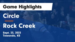 Circle  vs Rock Creek  Game Highlights - Sept. 23, 2023
