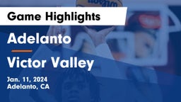 Adelanto  vs Victor Valley  Game Highlights - Jan. 11, 2024