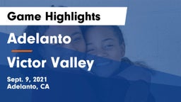 Adelanto  vs Victor Valley  Game Highlights - Sept. 9, 2021