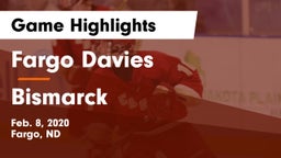 Fargo Davies  vs Bismarck  Game Highlights - Feb. 8, 2020