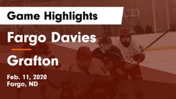 Fargo Davies  vs Grafton  Game Highlights - Feb. 11, 2020