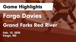 Fargo Davies  vs Grand Forks Red River  Game Highlights - Feb. 13, 2020