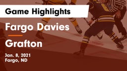 Fargo Davies  vs Grafton  Game Highlights - Jan. 8, 2021