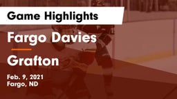 Fargo Davies  vs Grafton  Game Highlights - Feb. 9, 2021