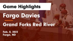 Fargo Davies  vs Grand Forks Red River  Game Highlights - Feb. 8, 2022