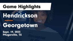 Hendrickson  vs Georgetown  Game Highlights - Sept. 19, 2023