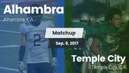 Matchup: Alhambra  vs. Temple City  2017