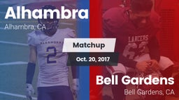 Matchup: Alhambra  vs. Bell Gardens  2017