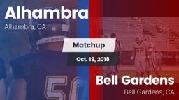 Matchup: Alhambra  vs. Bell Gardens  2018