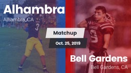 Matchup: Alhambra  vs. Bell Gardens  2019