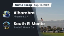 Recap: Alhambra  vs. South El Monte  2022