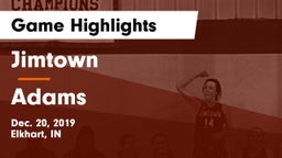Jimtown  vs Adams  Game Highlights - Dec. 20, 2019