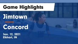 Jimtown  vs Concord  Game Highlights - Jan. 12, 2021