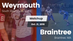 Matchup: Weymouth  vs. Braintree  2015