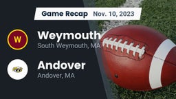 Recap: Weymouth  vs. Andover  2023