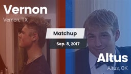 Matchup: Vernon  vs. Altus  2017