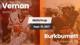 Matchup: Vernon  vs. Burkburnett  2017