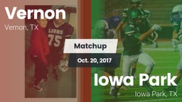 Matchup: Vernon  vs. Iowa Park  2017