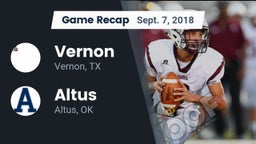 Recap: Vernon  vs. Altus  2018