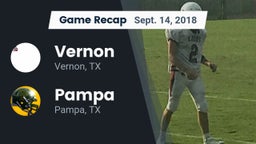 Recap: Vernon  vs. Pampa  2018